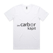 LCK Black Logo - Mens Tarmac V-Neck T shirt