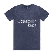 LCK White Logo - Mens Stone Wash Staple Tee